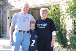 Nana & Granddad taking Warren to Spurs game...